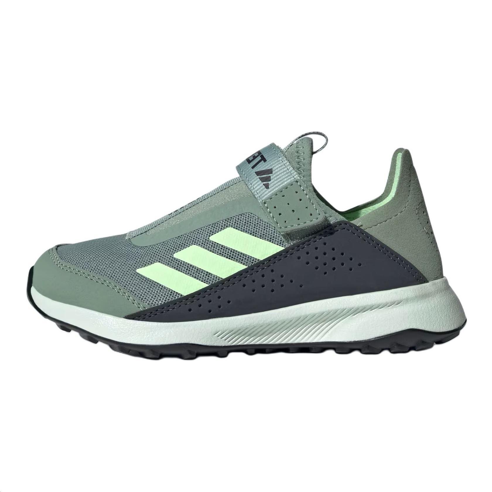(GS) adidas Terrex Voyager 21 Heat.RDY Travel Shoes Easy Fit Green Kids IE7628 EU 28