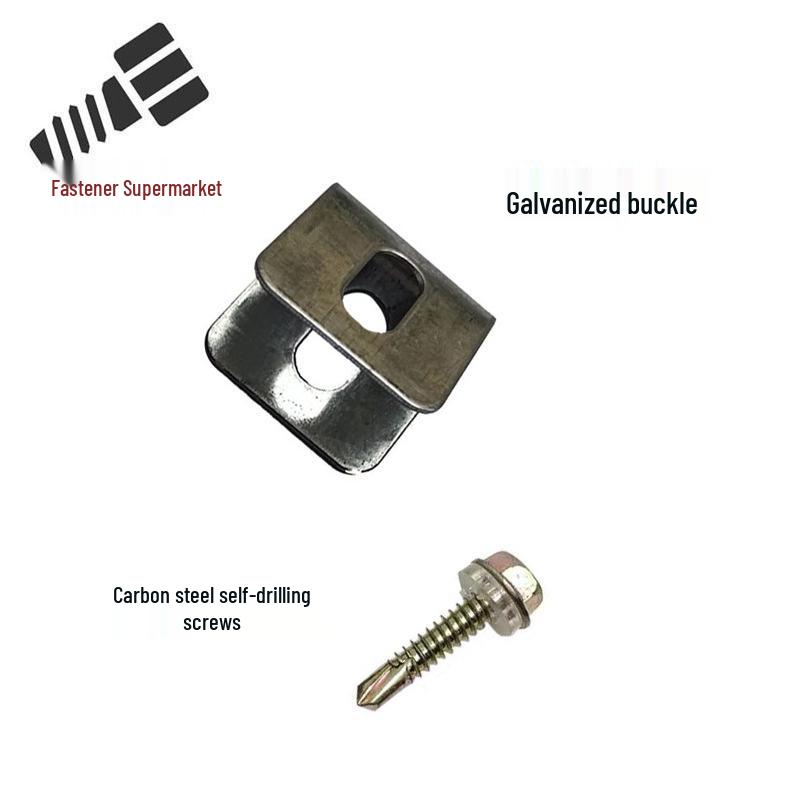 

Паркан з дротяної сітки V-подібної форми Саморіз та оцинкований залізний U-подібний затискач