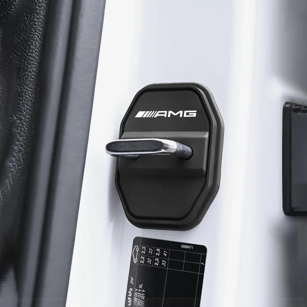 GLC GLB 2/4KS Silikonový Auto Znak Kryt Zámku Dveří Samolepka Pro Mercedes Benz AMG A180 A200 A260 W203 W210 W211 W205 W204 C E S C