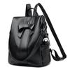 Women's Bow Backpack Anti-Theft Travel Backpack Leather Multifunctional Schoolbag