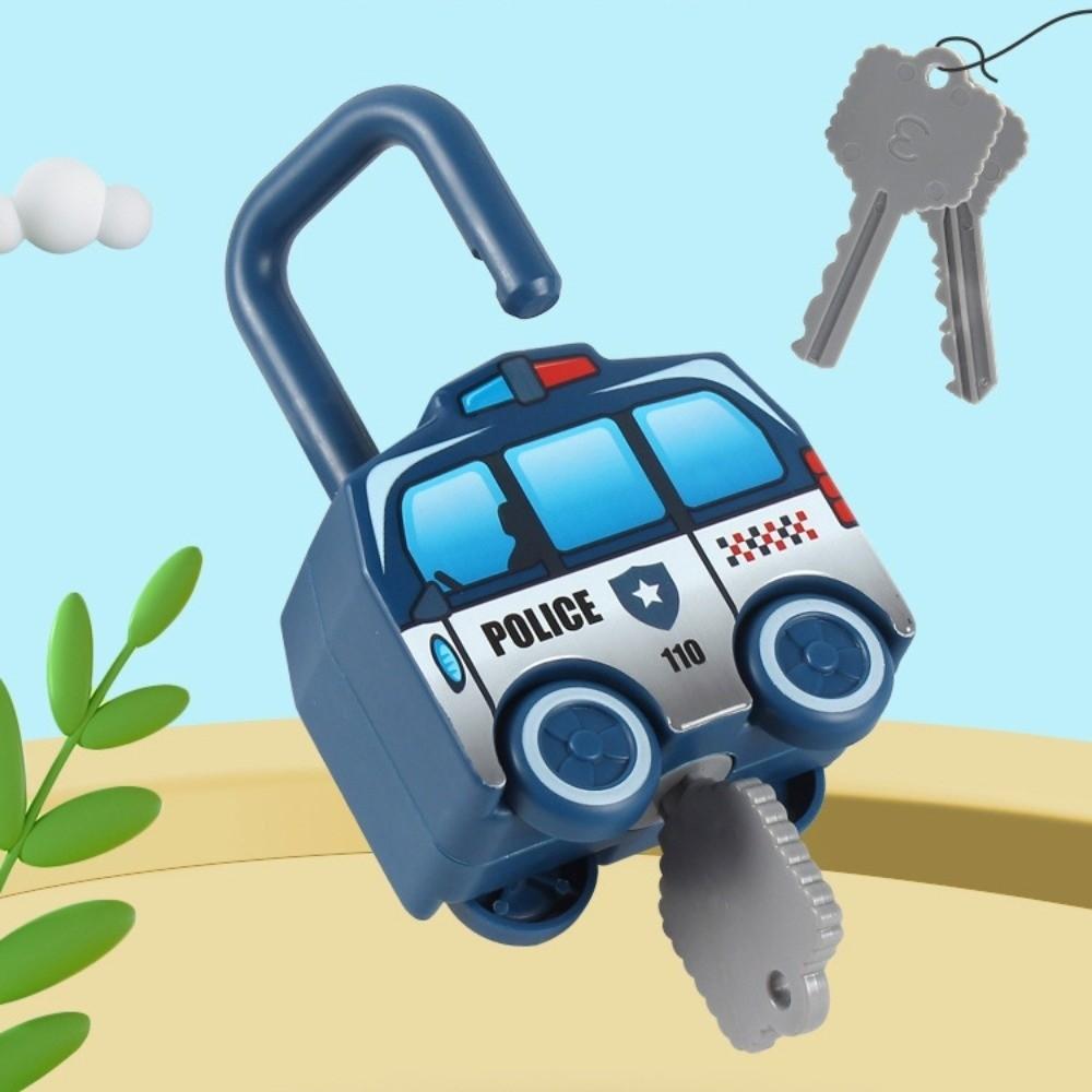 Montessori Key Matching Toy Early Educational Slidable Car Toy Unlocking Car Toy  Toddlers