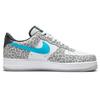 Nike Air Force 1 Low Premium Snow Leopard Herren Sneakers Weiß Pure-Platinum Light-Blue-Fury DJ6192-001