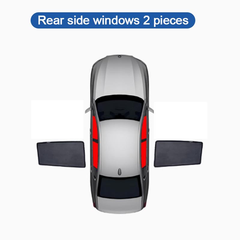 Custom Sun Visors For Toyota Corolla Touring Sports E210 2019~2025 Car Mesh Sunshade Magnetic Shade Window Curtains Accessories