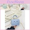 Adorable Pu Crossbody Bag For Girls Stylish Smiley Face Lightweight Handbag