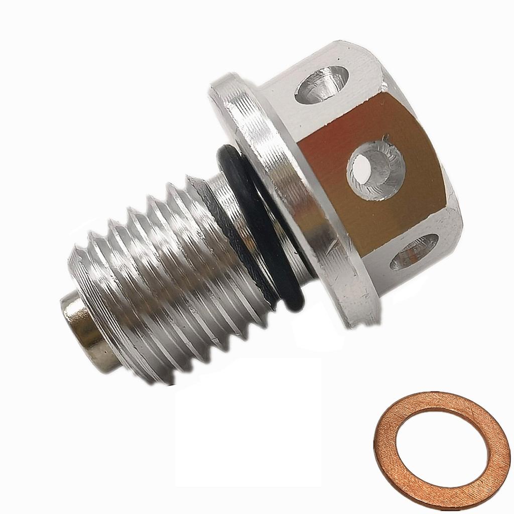 Magnetický CNC šroub vypouštěcí zátky oleje pro Kwasaki ER4N ER6N ER6F Z1000 Z650 Z250 Z750 Z800 ZR750 ZX6R 7R 10R ZX11 12R 14R KLX125