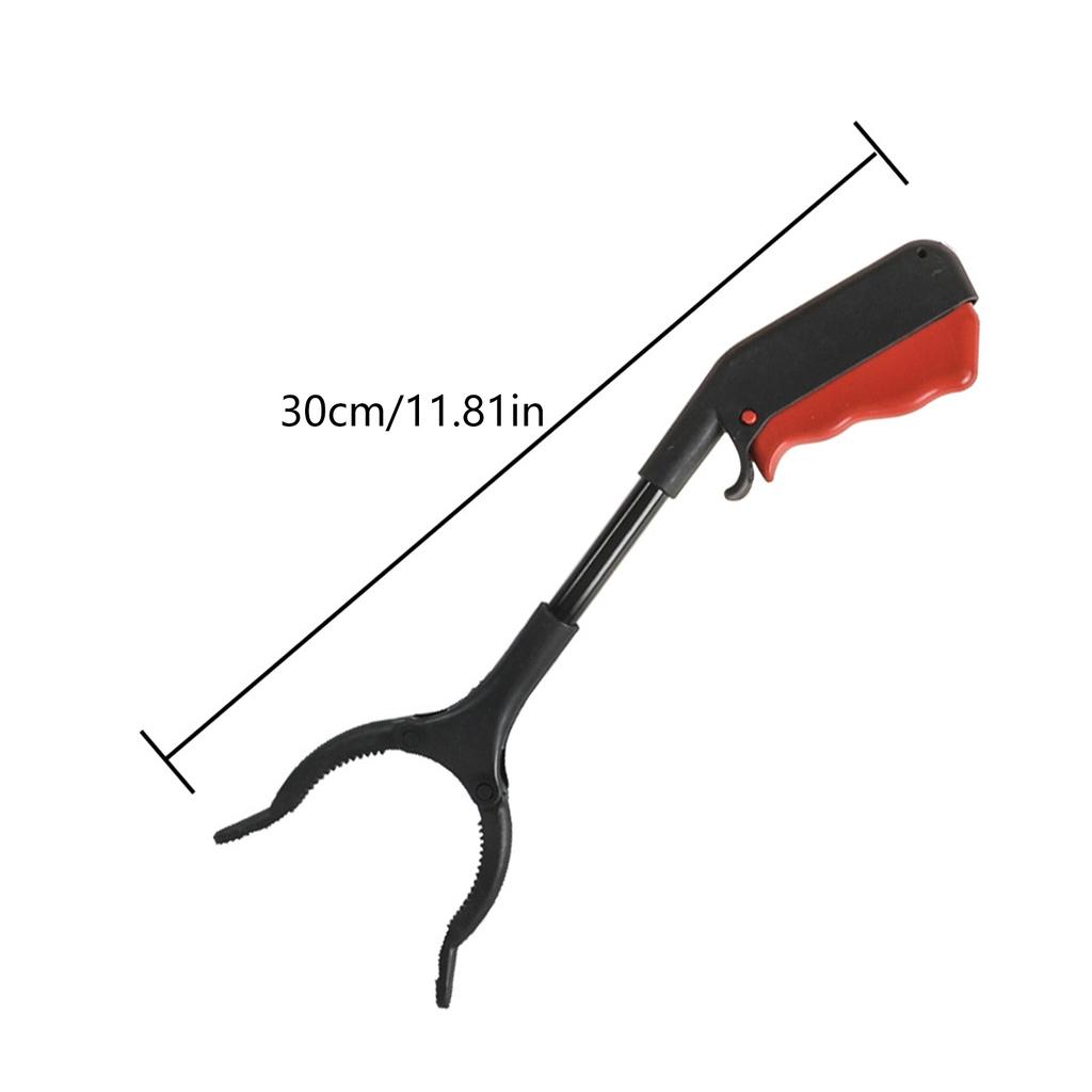 Raccoglitori di Rifiuti in Metallo e Plastica 30cm Afferratore Manuale per Rifiuti Strumento Pinza Raccogli Rifiuti per Casa Giardino Auto Pulizia