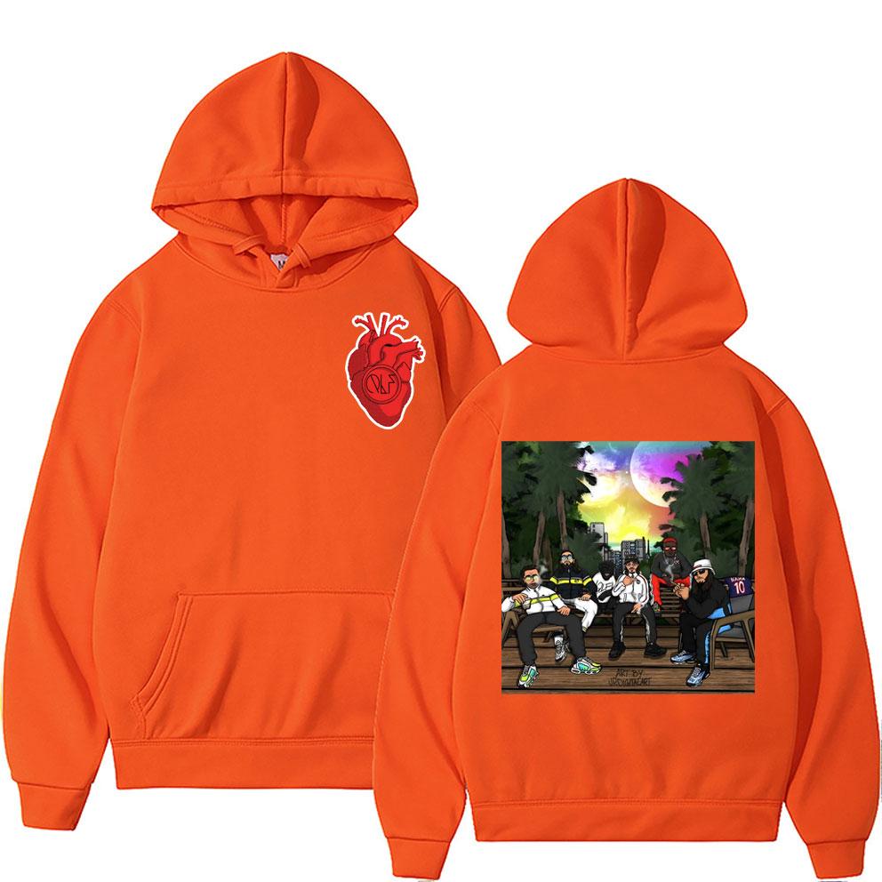 France Rapper Le Monde Chico Album PNL Print Hoodie Unisex Hip Hop Qlf Sweatshirt Unisex Women Vintage Hoodies Brand Unisex's Pullover