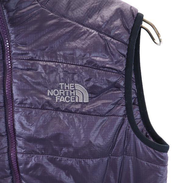 The North Face NYW17801 Logo Embroidery Batting Vest S Purple Outdoors Women Used