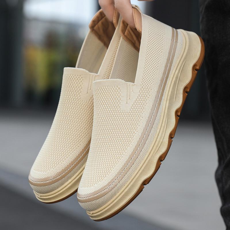

Men s shoes fly-woven casual shoes comfortable large size shoes men s shoes breathable board shoes old Beijing cloth shoes foreign trade 45