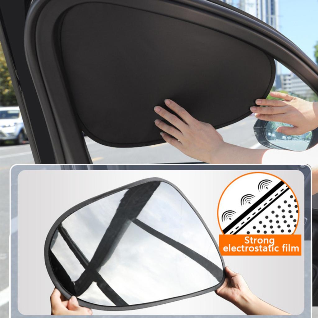 2-Piece Car Sunshade Set for Driver & Passenger Seats, Window Sunshades, Heat-Insulating & Cooling