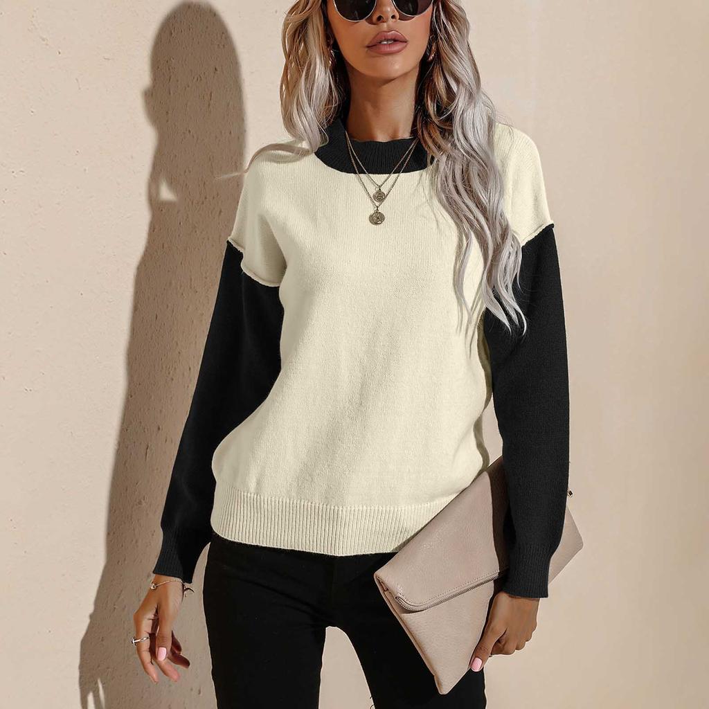 Women's Fashion  And Winter Wear Loose Long-sleeved Jumper Knitted Sweaters