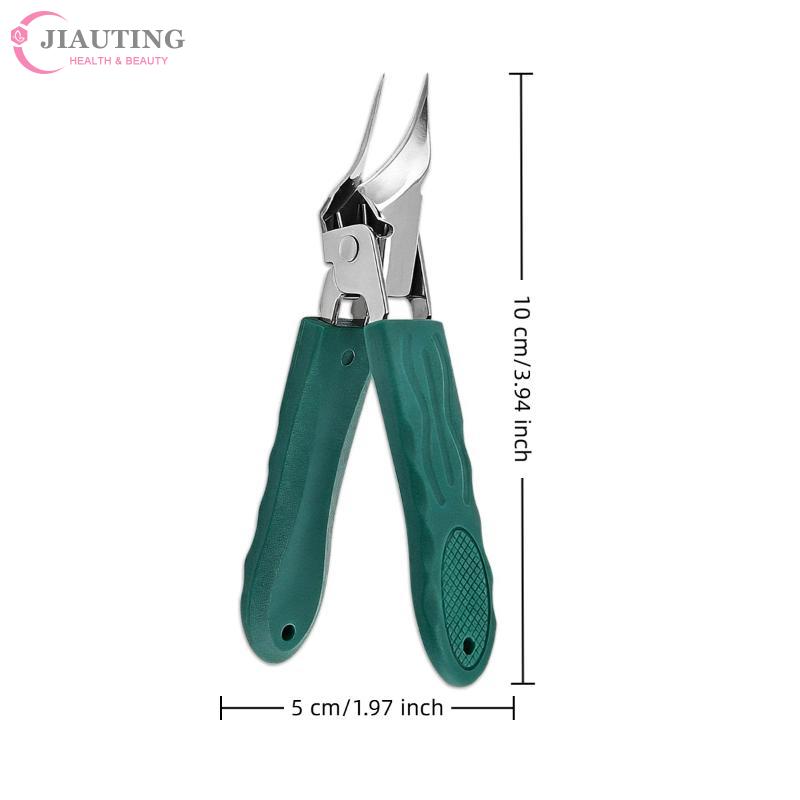 1PCS Slant Edge Nail Trimmer Toenail Nail Scissors Wide Opening Anti-Splash Stainless Steel Professional Ingrown Toenail Tools