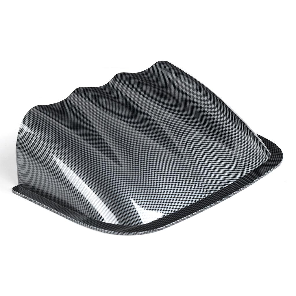 Universal 4‑Hole Gauge Mount Holder Quadruple Dash Meter Pod Instrument Panel Cover Carbon Fiber Style