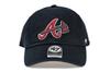 47 Brand Cap 47 CLEAN UP Atlanta Braves NAVY 2