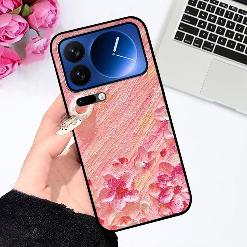 Silikonhülle für Xiaomi 17Pro/17 Pro Max Stoßfeste Handy-Rückseite Niedliche Bemalte Fundas für Xiaomi17 Pro Max Weiche TPU-Schale