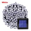 Outdoor Waterproof Solar LED Star Fairy String Lights for Christmas and Garden Decoration