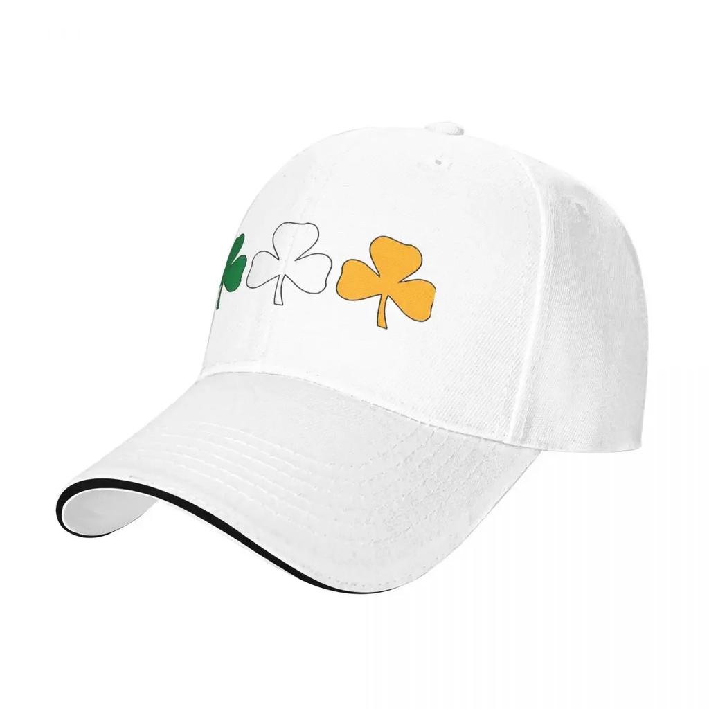 Ireland Shamrock Flag Baseball Cap Fashion St. Patrick's Day Sandwich Cap Unisex Adjustable Hats Cap Outdoor