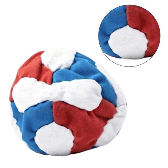 Yousheng Creative World Footbag, Handmade Juggling Balls for Kids Adults, Soft Kicking Toys for Outdoor Game, Collection Sandbag Toy