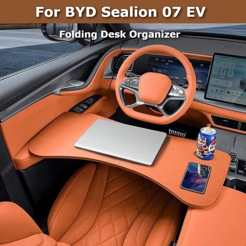 Per BYD Sealion 07 EV Sealion 7 Tavolino Pieghevole Multifunzione per Auto Scrivania per Laptop Sedile Anteriore Supporto per Pasti Accessori Interni