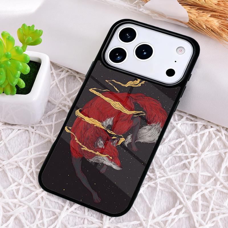 

Anime Fox Phone Case for iPhone 17 Air 16 15 11 12 14 13 Pro Max Shockproof Cover iPhone 14 Plus
