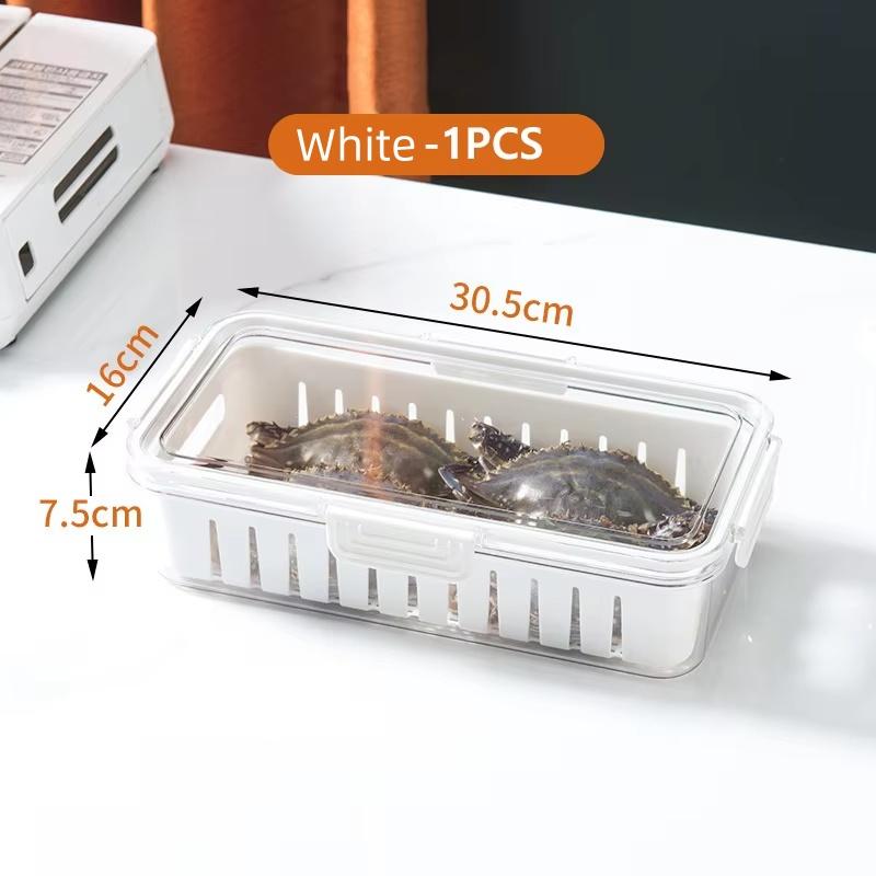 Ящик для хранения в холодильнике, ящик для хранения фруктов и овощей, ящик для замороженных яиц, ящик для сортировки продуктов на кухне белый