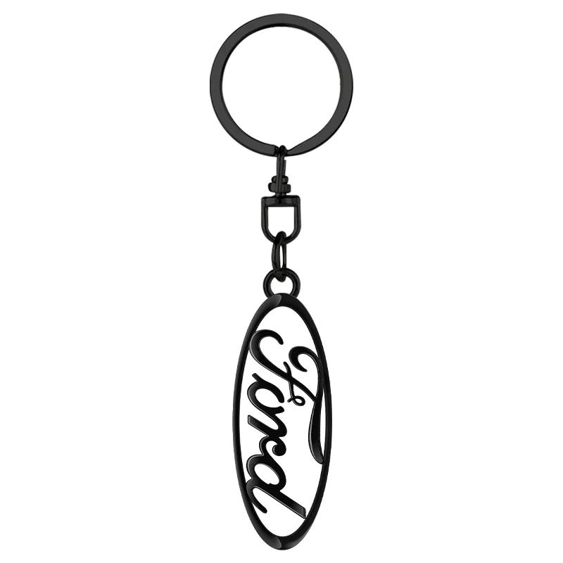 Car Sticker 1Pcs Car Key Chains Keyring Pendant Metal Keychain Holder Auto Goods For Ford Fiesta Focus 2 Mk3 Mondeo Mk4 Mustang
