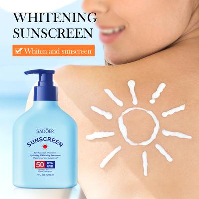 Sunscreen Hydrating Moisturizing Whitening Refreshing UV Protection Sunscreen