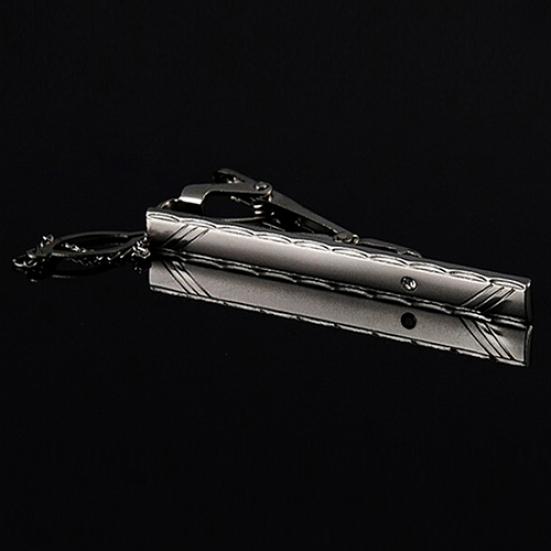 Gentleman Wedding Business Silver Metal Simple Suit Necktie Tie Clip Bar Pin
