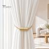 Curtain Ties Magnetic Tiebacks, Modern Simple Rope Tie Backs, Heavy Duty Magnets Decorative Drapes Weave Holdbacks for Home Bedroom Office Wall Damage