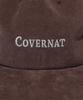 COVERNAT Authentic Logo Corduroy 5-Panel Cap Brown