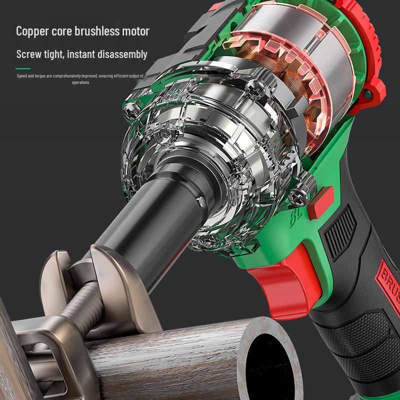 NICE High Power Rechargeable Impact Wrench - Official High Torque Electric Air Gun