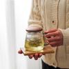 Zhuopu Japanese-Style Glass Tea Infuser Mug