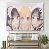 Anime Cute My DDressUp  Wall Tapestry Hippie Flower Art Wall Hanging for Dorm Bedroom Decor