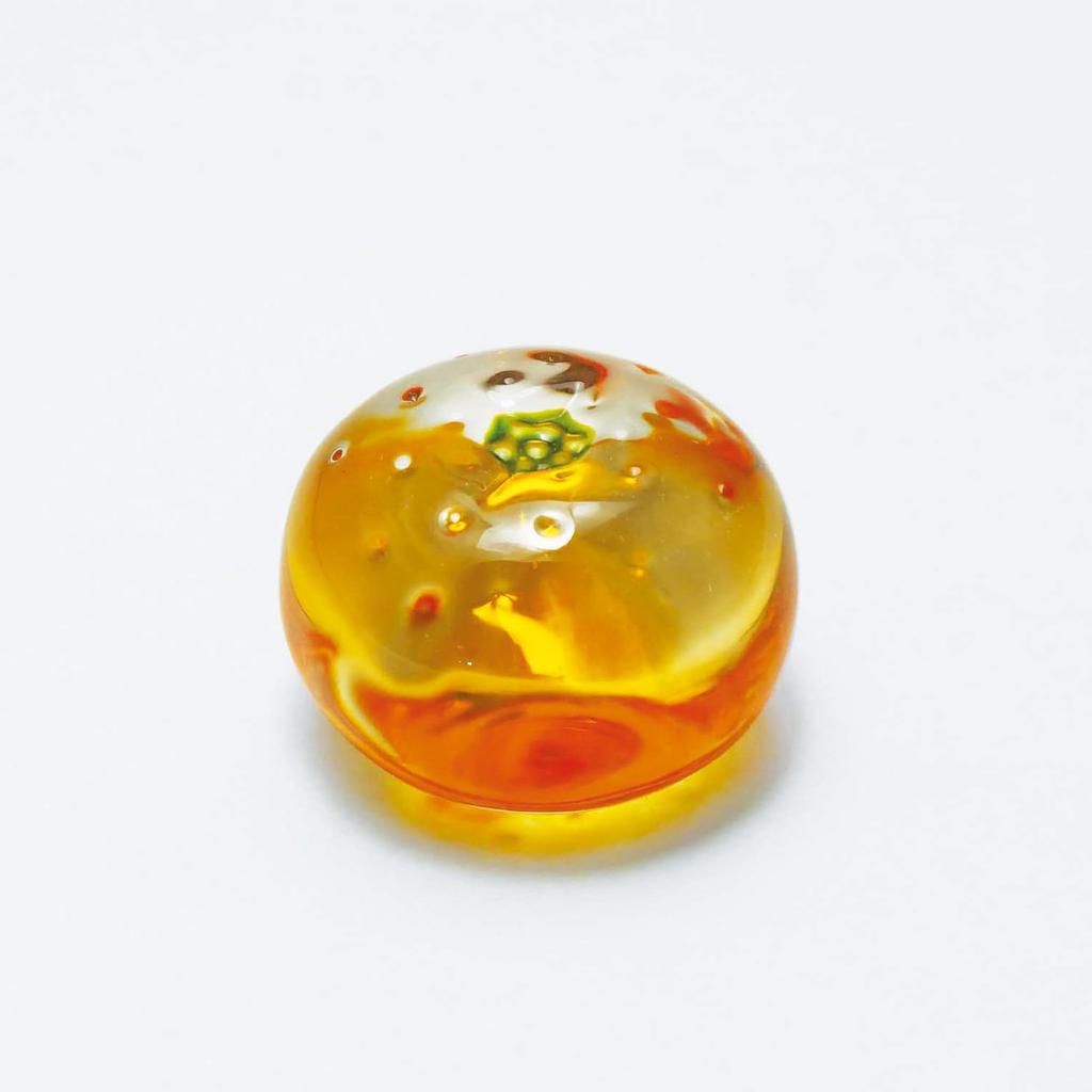 Ryukodo Crystal Fruit 5-Piece Set, Fruit Offerings for Obon, Glass Ornaments