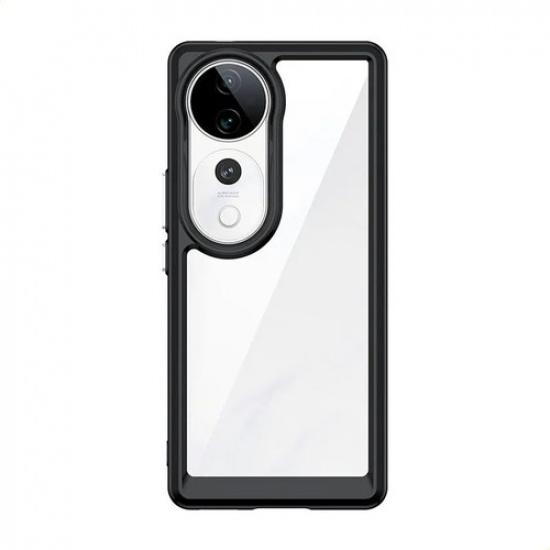 Phone Case For Phone Case For Vivo V40 5g,Clear Transparent Phone Case Cover For Vivo V40 5g