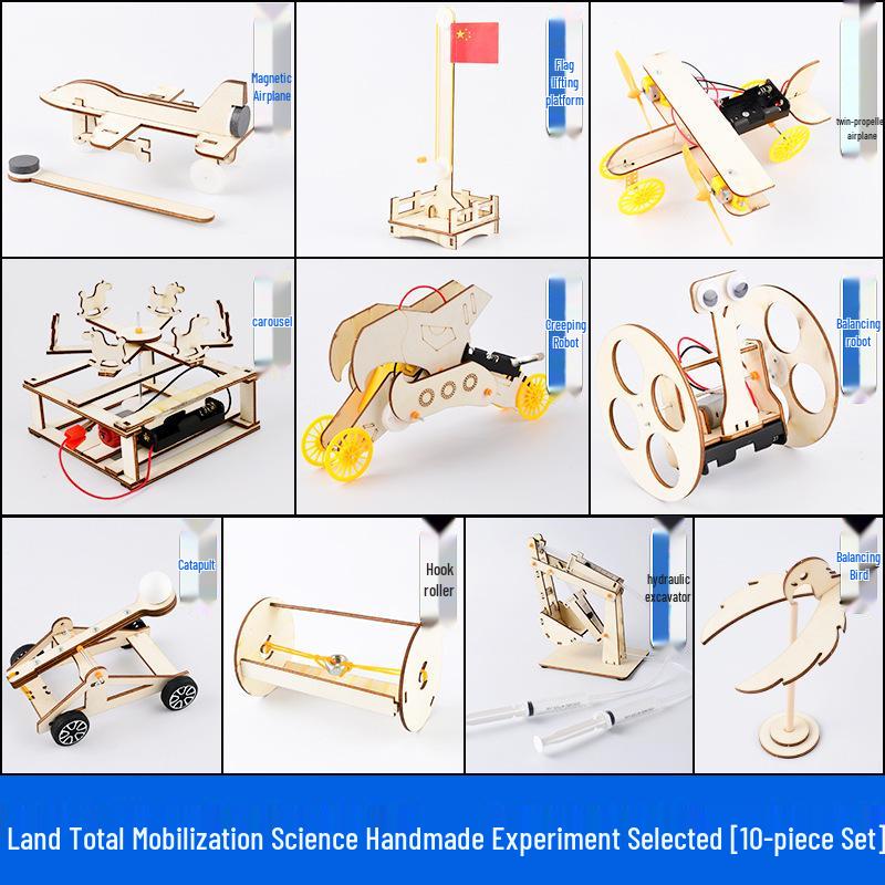 Kinder DIY Wissenschaftsexperimentierkasten: Kreative Physik-Erfindungsmaterialien für die Grundschulbildung