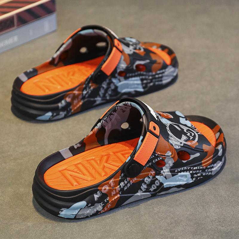 2025 New Men Slipper Summer Shoes Sneaker Korea Style Water Beach Sandals EVA Casual Sports Clogs Men Shoes Slipper Sandals