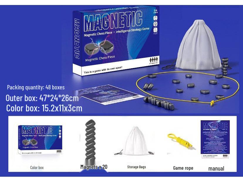 Magnetic Chess Puzzle Game for Kids – Interactive Logic and Strategy Toy