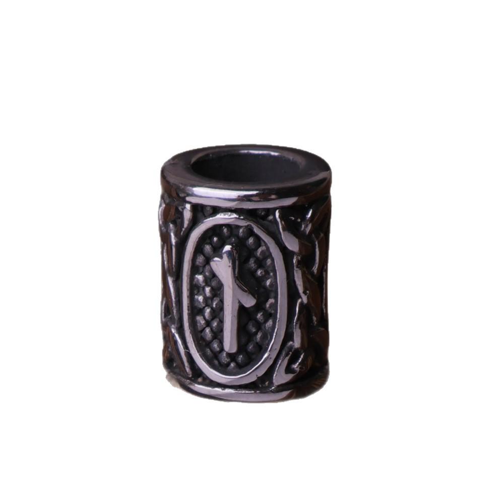 Nordic Viking Rune Titanium Steel Retro Beads