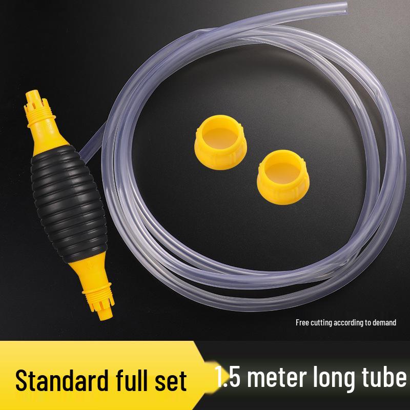 Manual Fuel Tank Siphon with Urea Deflector for Cars and Trucks