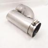 Stainless Steel One-in-Two Exhaust Tailpipe for Skoda Octavia/Lavida