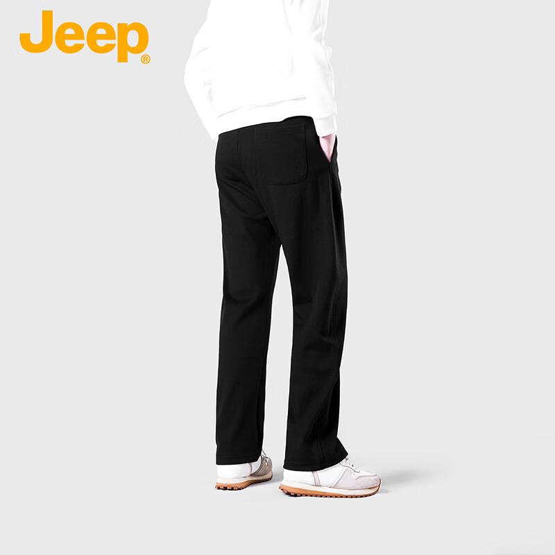JEEP Loose Straight-Leg Casual Drawstring Pants