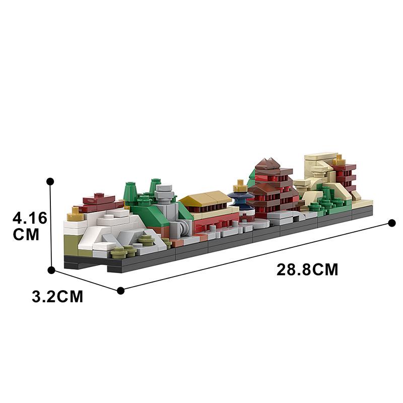 Chinese City Street Scene Building Blocks - Compatible with LEGO MOC Player DIY Educational Toys
