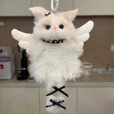 Kawaii Plüsch Kätzchen Anhänger Handgemacht DIY Materialpaket Mädchen Kinderspielzeug Niedliches Hängegeschenk