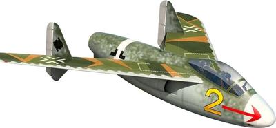 Model AZ Německý model Junkers Over Europe Plastikový model AZM7886 1/72 EF128E-1