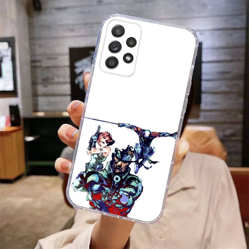 

Game Metal Gear Solid Phone Case For Samsung Galaxy A,71,70,52,51,40,31,50,50S,30S,21S,12,10,Note20ultra Transparent Cover samsunga40