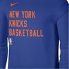 New Nike New York Knicks Men's Nike Nba Practice Long Sleeve T Shirt FD9959-495