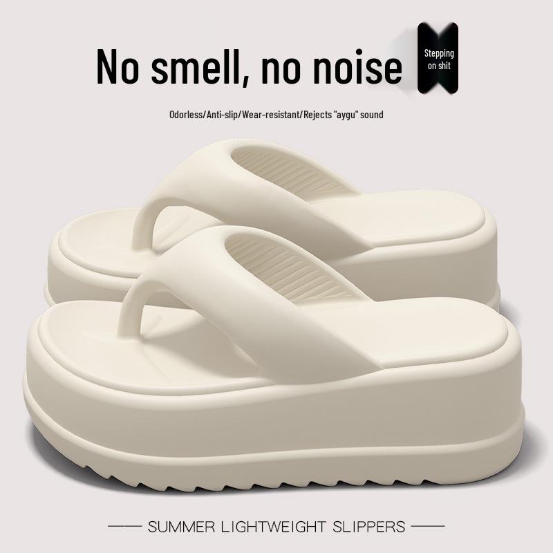 2026 Women s EVA Non-slip Flip-flops: Thick Sole Thong Sandals for Summer Beach  Outdoor Wear
