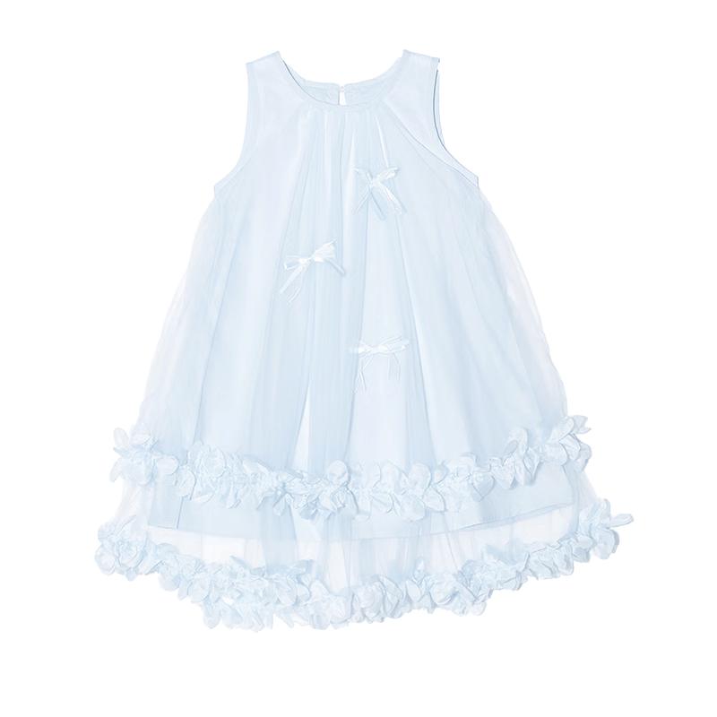 Fulomi Girls  Summer Sweet Princess Mesh Dress 140
