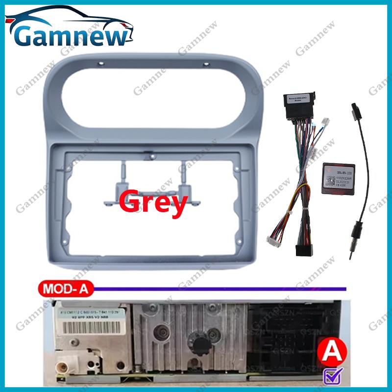 9 Inch Car Frame Fascia Canbus Box Adapter Android Radio Dash Fitting Panel Kit For Renault Twingo 2005-2013